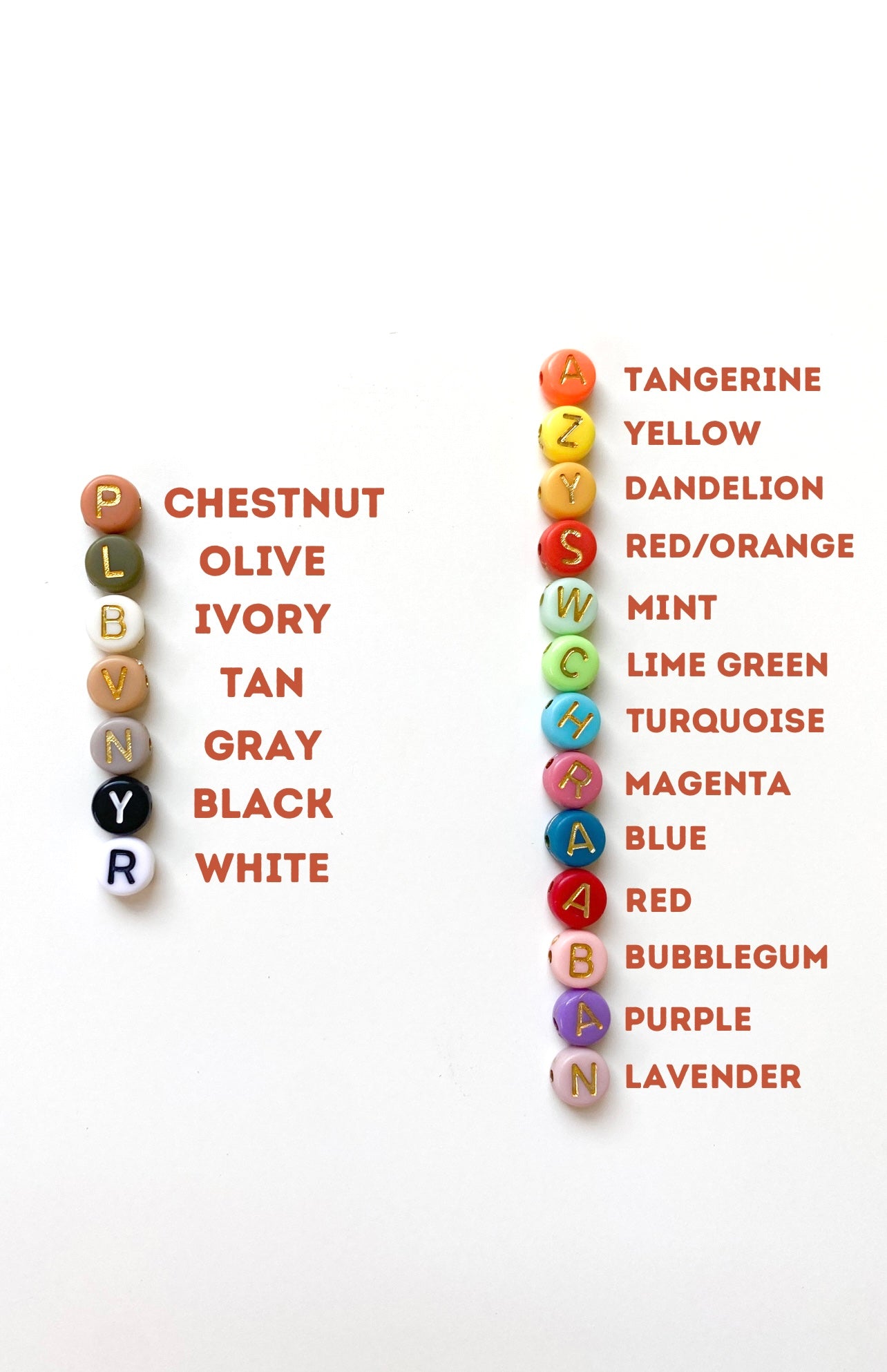 One Color Name Bracelet