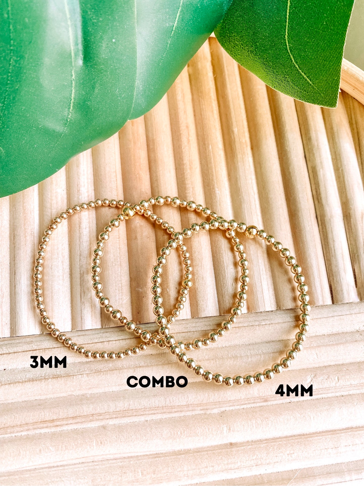 3mm/4mm/Combo Plain Stackable Bracelet