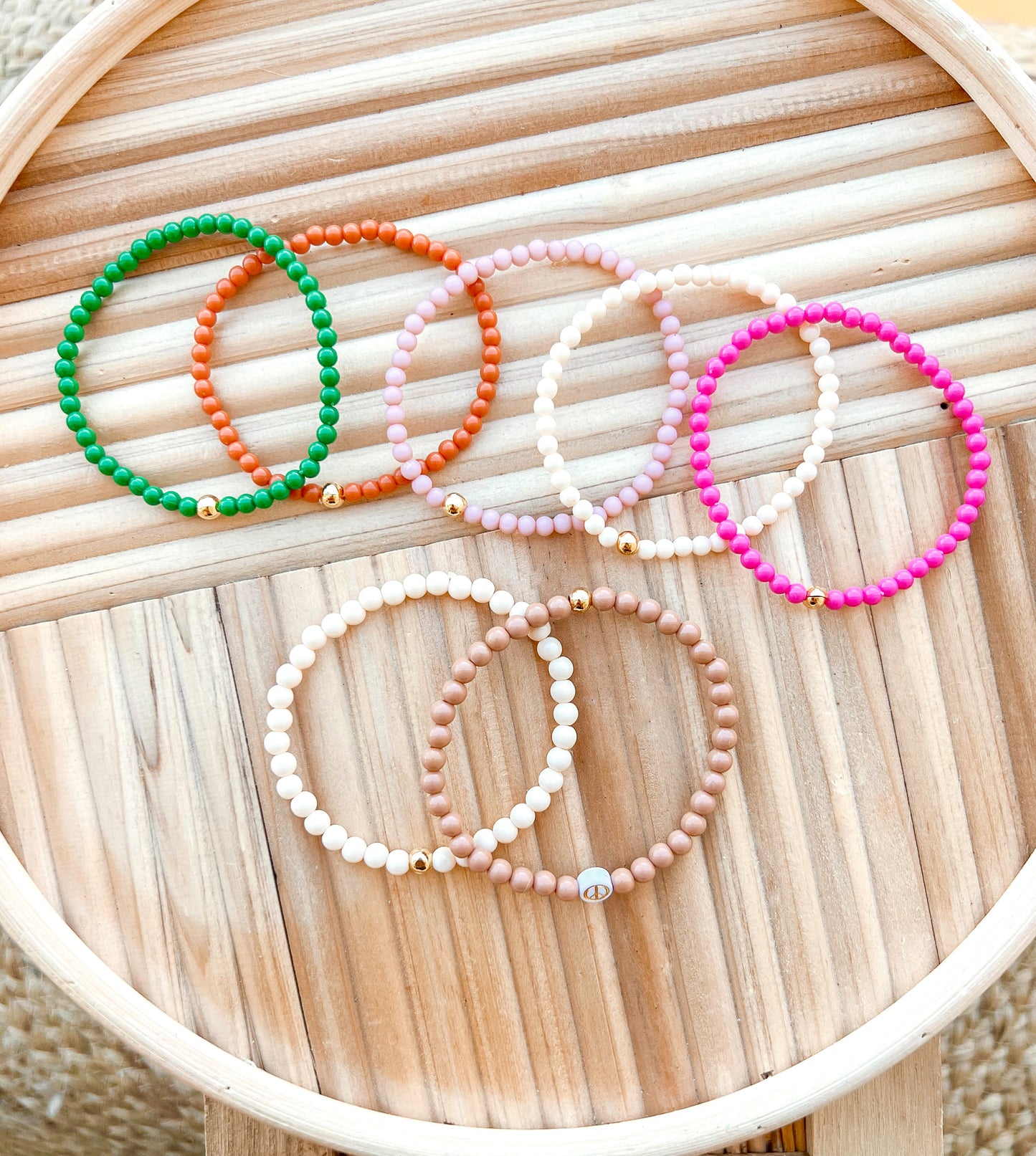 The Color Pop Bracelet- Ivory